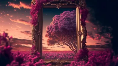 عکس هوش مصنوعی منظره